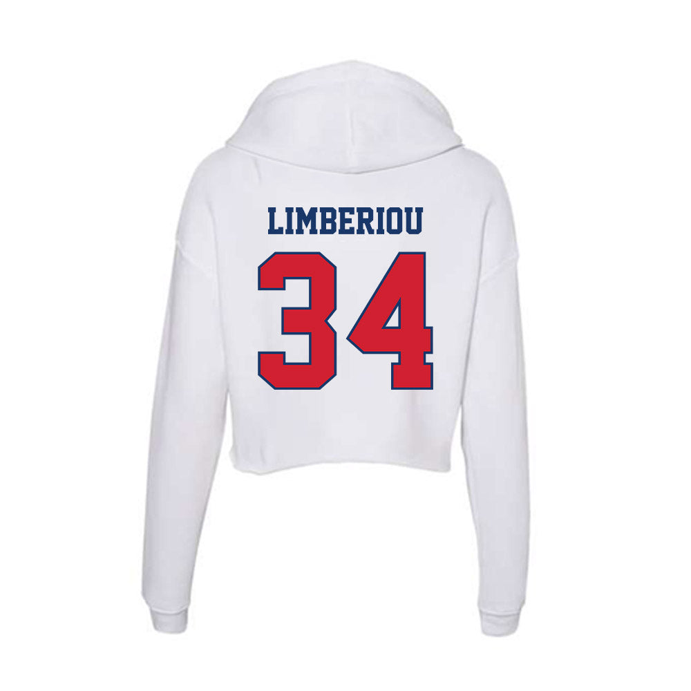 Francis Marion - NCAA Acrobatics & Tumbling : Mia Limberiou - Women's Crop Fleece Hoodie-1