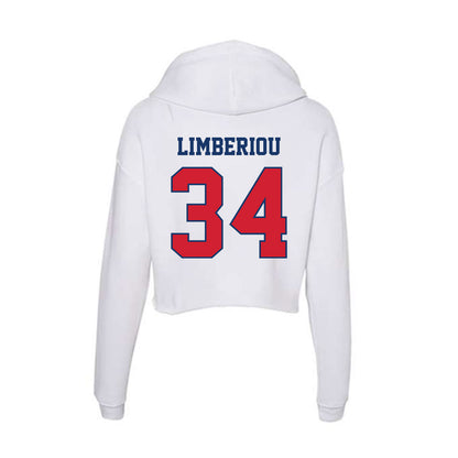 Francis Marion - NCAA Acrobatics & Tumbling : Mia Limberiou - Women's Crop Fleece Hoodie-1