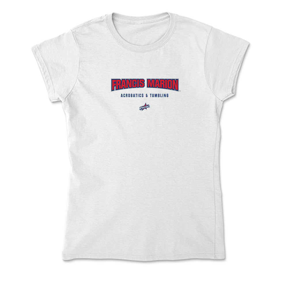 Francis Marion - NCAA Acrobatics & Tumbling : Madison Hankinson - Soft Style Women’s T-Shirt-0