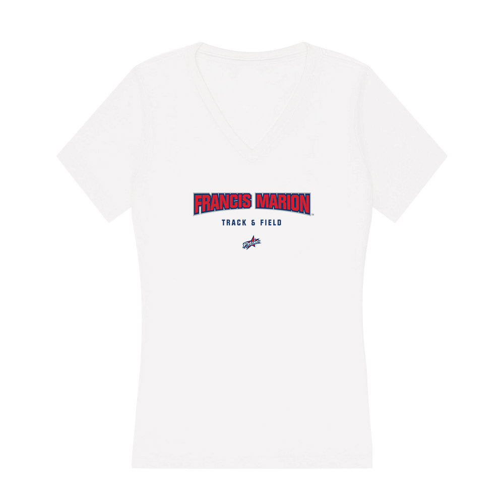 Francis Marion - NCAA Women's Track & Field : Amira Page - Women's V-Neck T-Shirt-0
