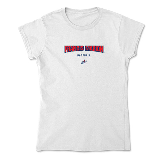 Francis Marion - NCAA Baseball : Caleb Oakley - Soft Style Women’s T-Shirt-0