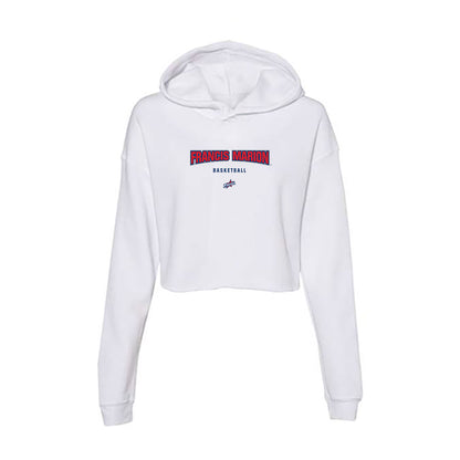 Francis Marion - NCAA Men's Basketball : Troy Santos - Women's Crop Fleece Hoodie-0