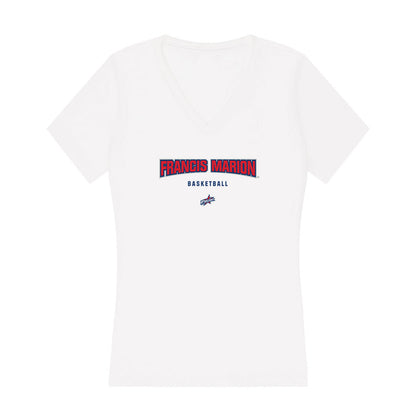 Francis Marion - NCAA Men's Basketball : Alex Atkinson - Women's V-Neck T-Shirt-0