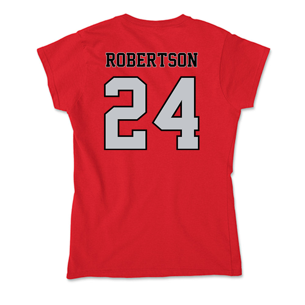 CSUN - NCAA Women's Basketball : Kylie Robertson - Soft Style Women’s T-Shirt-1