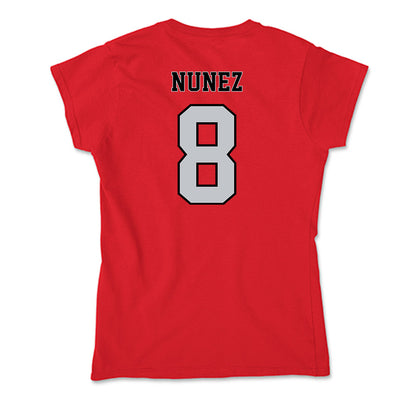 CSUN - NCAA Softball : Vinessa Nunez - Soft Style Women’s T-Shirt-1