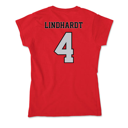CSUN - NCAA Beach Volleyball : Kinley Lindhardt - Soft Style Women’s T-Shirt-1