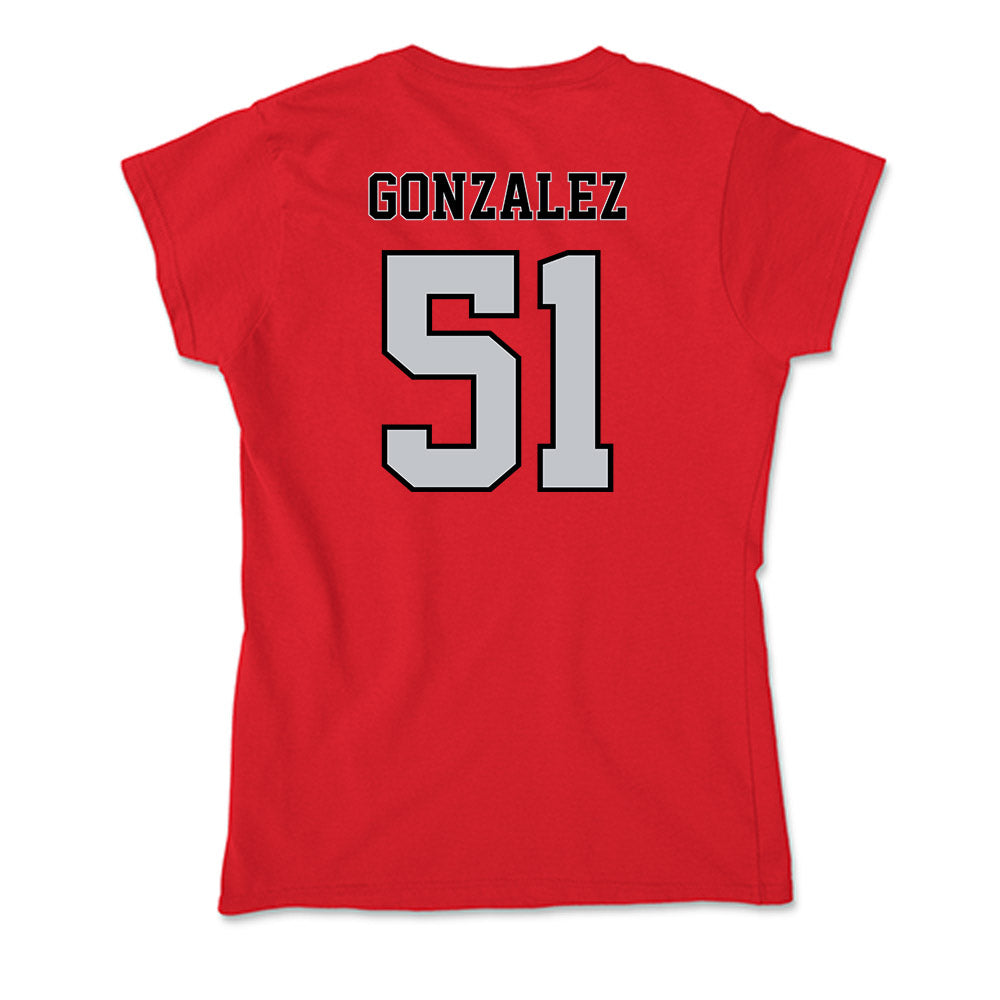 CSUN - NCAA Baseball : Roberto Gonzalez - Soft Style Women’s T-Shirt-1