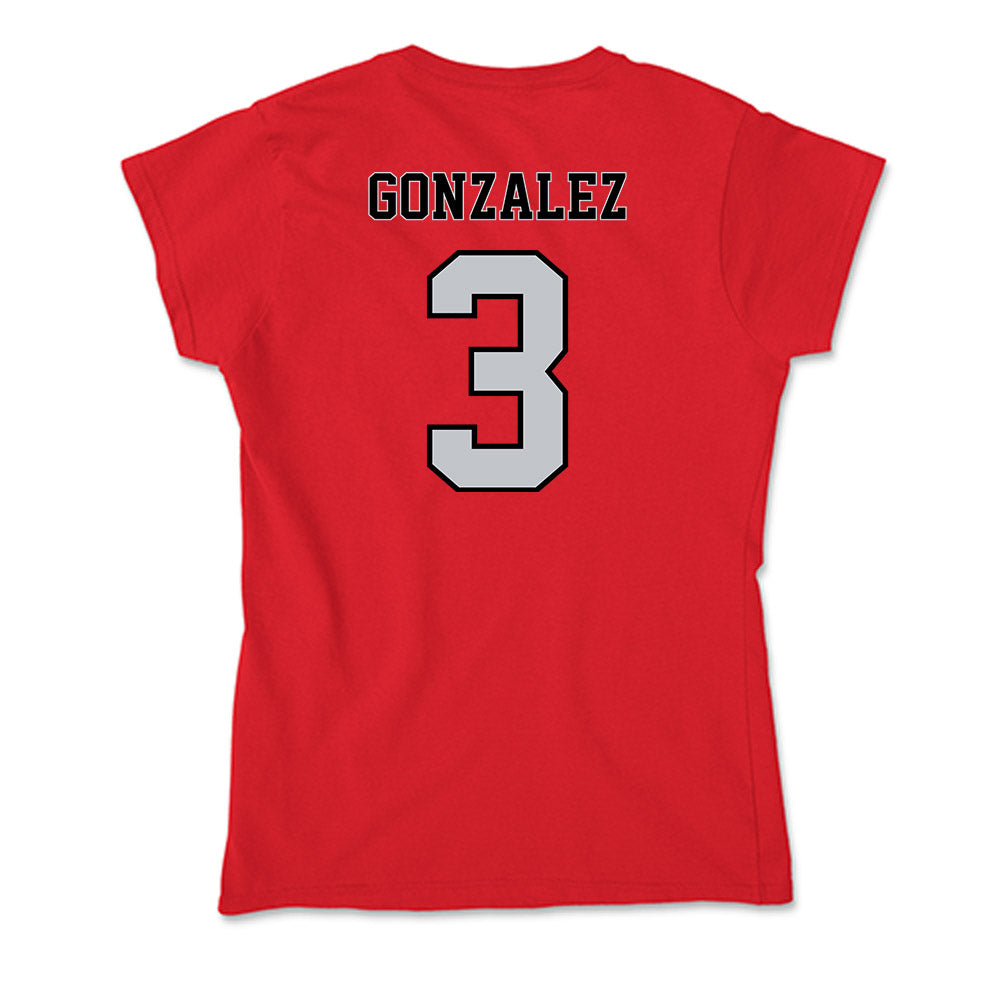 CSUN - NCAA Softball : Sheridan Gonzalez - Soft Style Women’s T-Shirt-1