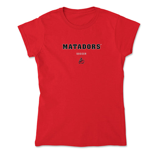 CSUN - NCAA Men's Soccer : Eyifehn Forfor - Soft Style Women’s T-Shirt-0