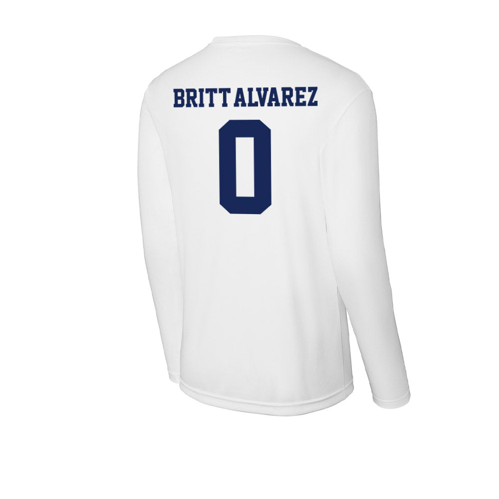Belmont - NCAA Men's Tennis : Diego Britt-Alvarez - Activewear Long Sleeve T-Shirt-1