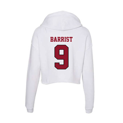 Lafayette College - NCAA Baseball : Alex Barrist - Women's Crop Fleece Hoodie-1