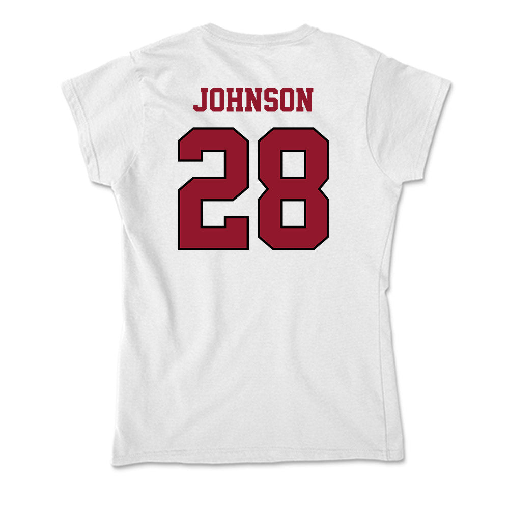 Lafayette College - NCAA Football : Xavier Johnson - Soft Style Women’s T-Shirt-1