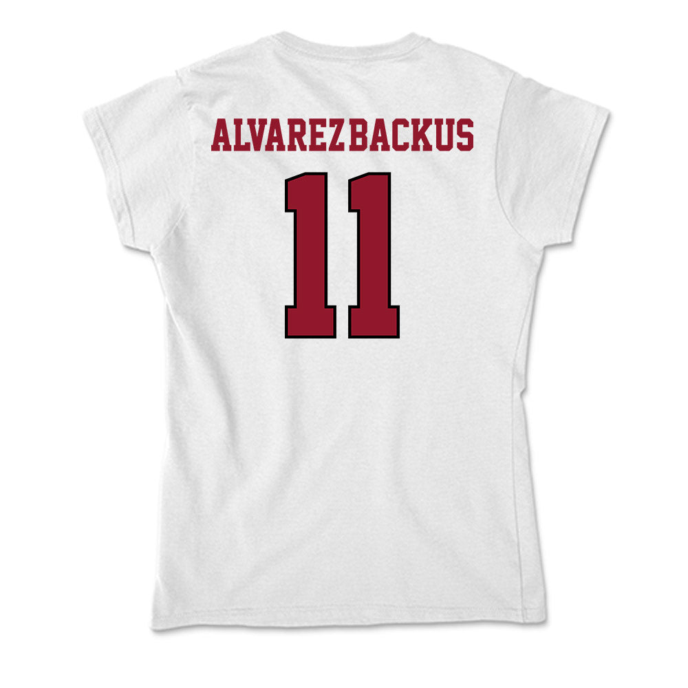 Lafayette College - NCAA Softball : Sophia Alvarez-Backus - Soft Style Women’s T-Shirt-1