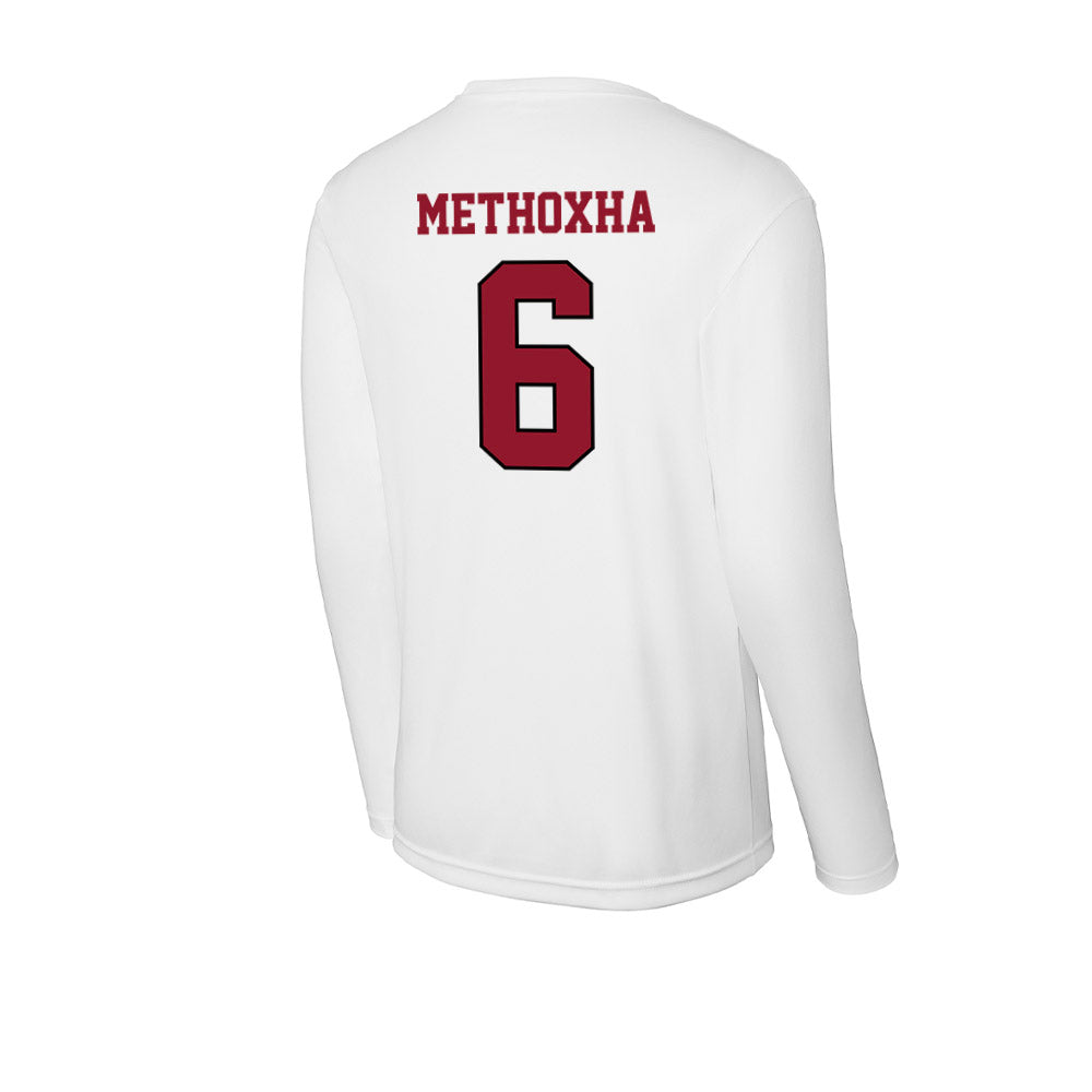 Lafayette College - NCAA Women's Soccer : Era Methoxha - Activewear Long Sleeve T-Shirt-1