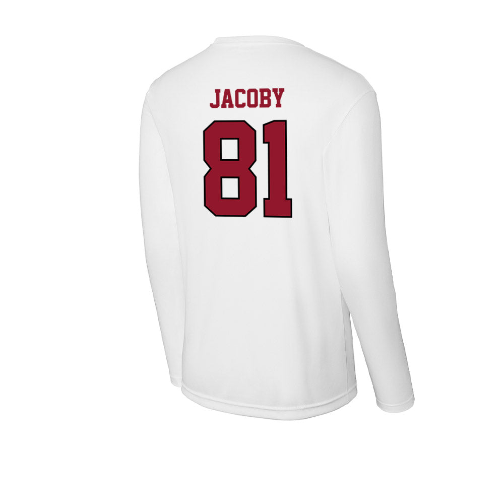 Lafayette College - NCAA Football : Carson Jacoby - Activewear Long Sleeve T-Shirt-1