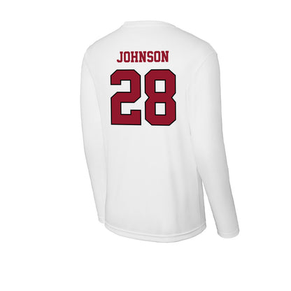 Lafayette College - NCAA Football : Xavier Johnson - Activewear Long Sleeve T-Shirt