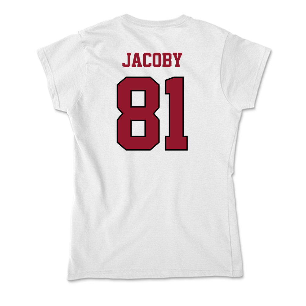 Lafayette College - NCAA Football : Carson Jacoby - Soft Style Women’s T-Shirt-1