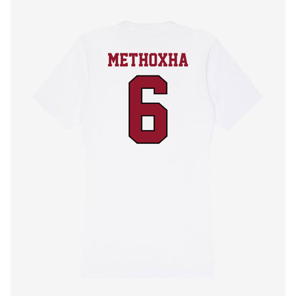 Lafayette College - NCAA Women's Soccer : Era Methoxha - Women's V-Neck T-Shirt-1