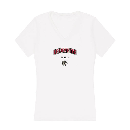 Lafayette College - NCAA Men's Tennis : Jake Magnusson - Women's V-Neck T-Shirt-0