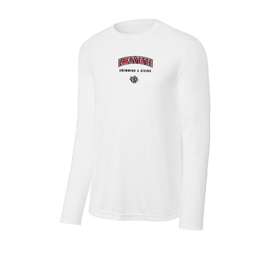 Lafayette College - NCAA Women's Swimming & Diving : Kristina Fleck - Activewear Long Sleeve T-Shirt-0