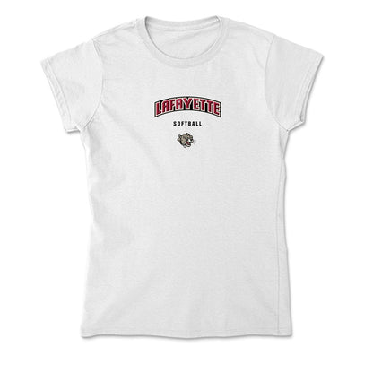 Lafayette College - NCAA Softball : Sophia Alvarez-Backus - Soft Style Women’s T-Shirt-0