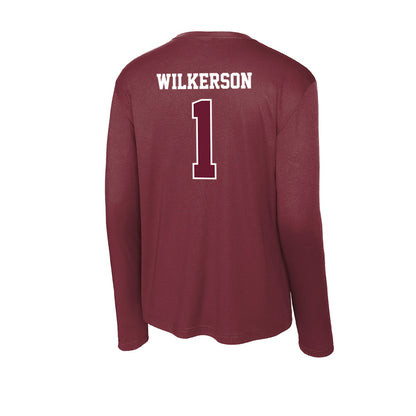 AAMU - NCAA Women's Basketball : Mailyn Wilkerson - Activewear Long Sleeve T-Shirt-1