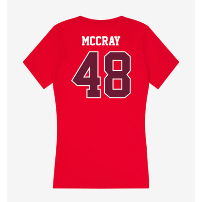 AAMU - NCAA Football : Elijah McCray - Women's V-Neck T-Shirt-1