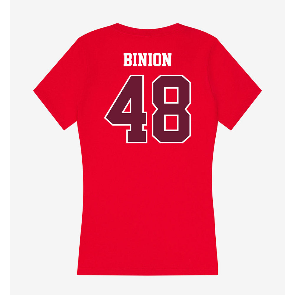 AAMU - NCAA Football : Gabriel Binion - Women's V-Neck T-Shirt-1