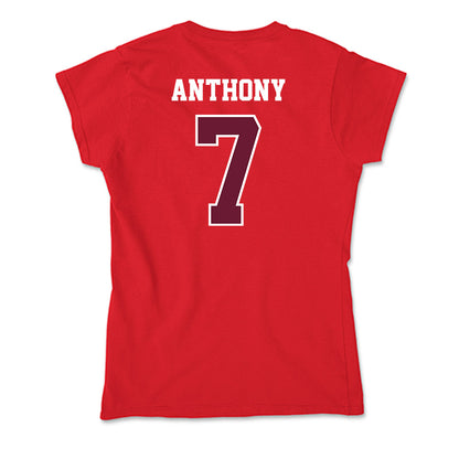 AAMU - NCAA Women's Soccer : Jhelysse Anthony - Soft Style Women’s T-Shirt-1
