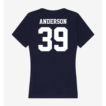 Jackson State - NCAA Football : Noah Anderson - Women's V-Neck T-Shirt-1