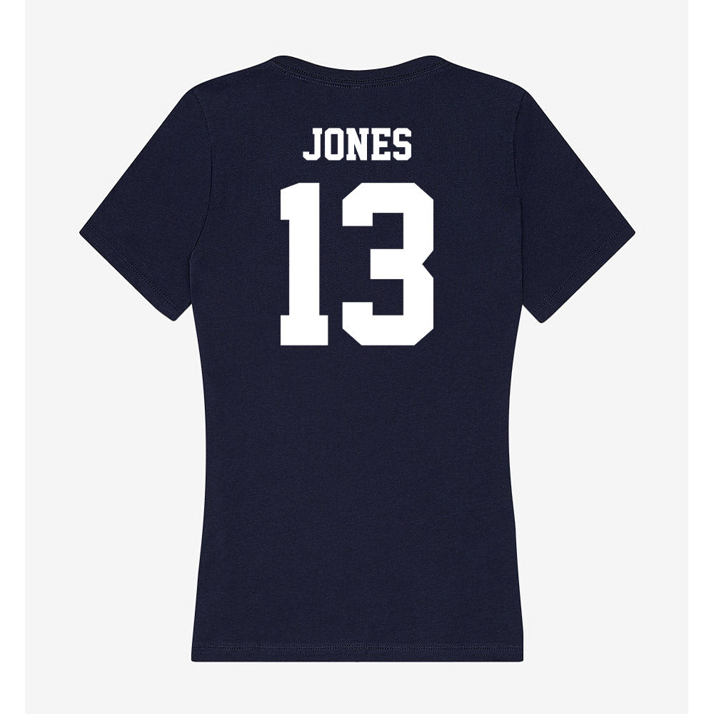 Jackson State - NCAA Men's Basketball : Cael Jones - Women's V-Neck T-Shirt-1