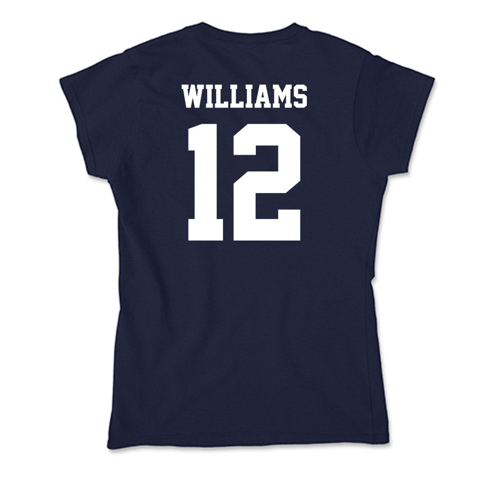 Jackson State - NCAA Men's Basketball : Delyle Williams - Soft Style Women’s T-Shirt-1