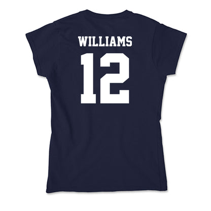 Jackson State - NCAA Men's Basketball : Delyle Williams - Soft Style Women’s T-Shirt-1