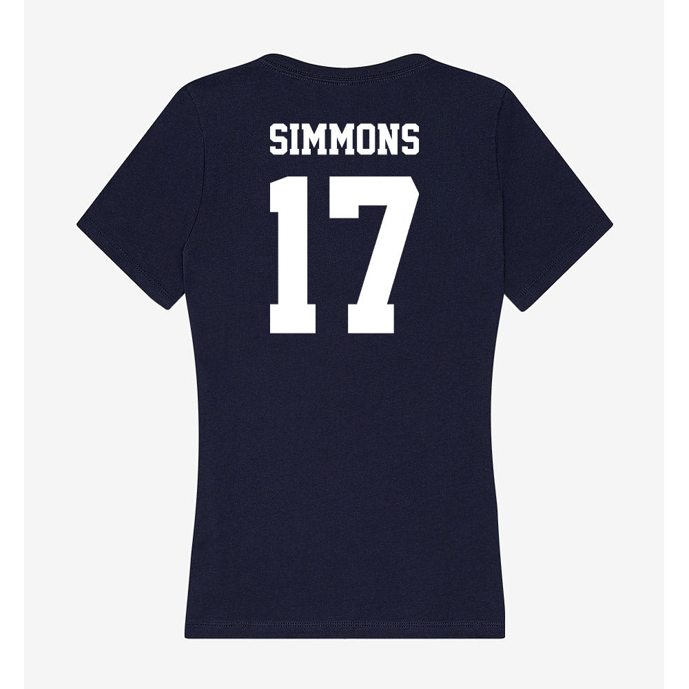 Jackson State - NCAA Football : Errick Simmons - Women's V-Neck T-Shirt-1