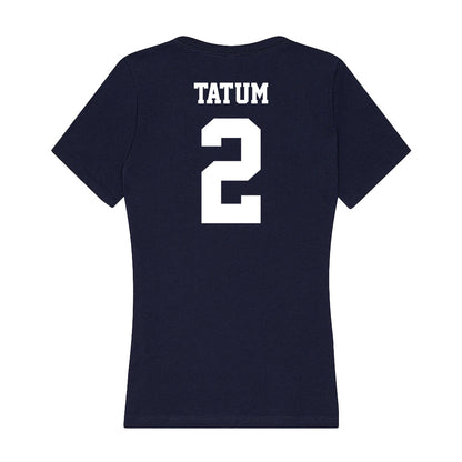 Jackson State - NCAA Men's Basketball : Jalen Tatum - Women's V-Neck T-Shirt-1