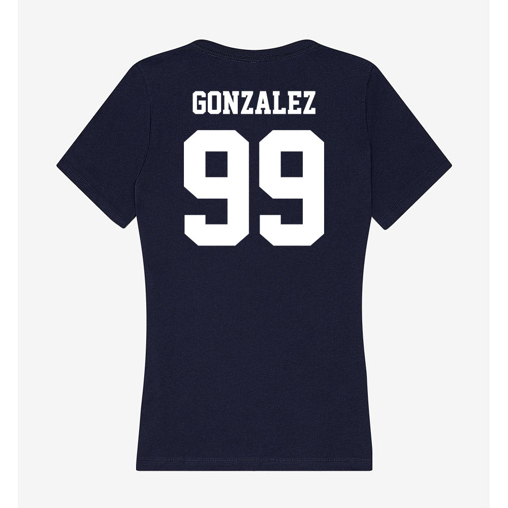 Jackson State - NCAA Softball : Sofia Gonzalez - Women's V-Neck T-Shirt-1
