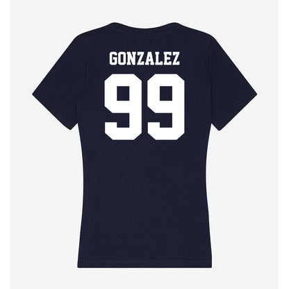 Jackson State - NCAA Softball : Sofia Gonzalez - Women's V-Neck T-Shirt-1