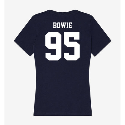 Jackson State - NCAA Football : Kazarius Bowie - Women's V-Neck T-Shirt-1