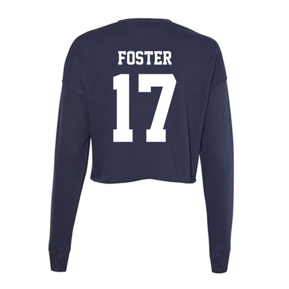 Jackson State - NCAA Baseball : Carson Foster - Women's Cropped Crew Fleece-1