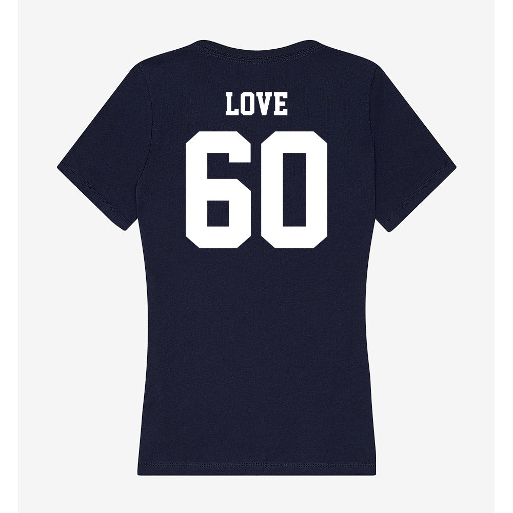 Jackson State - NCAA Football : Devin Love - Women's V-Neck T-Shirt-1