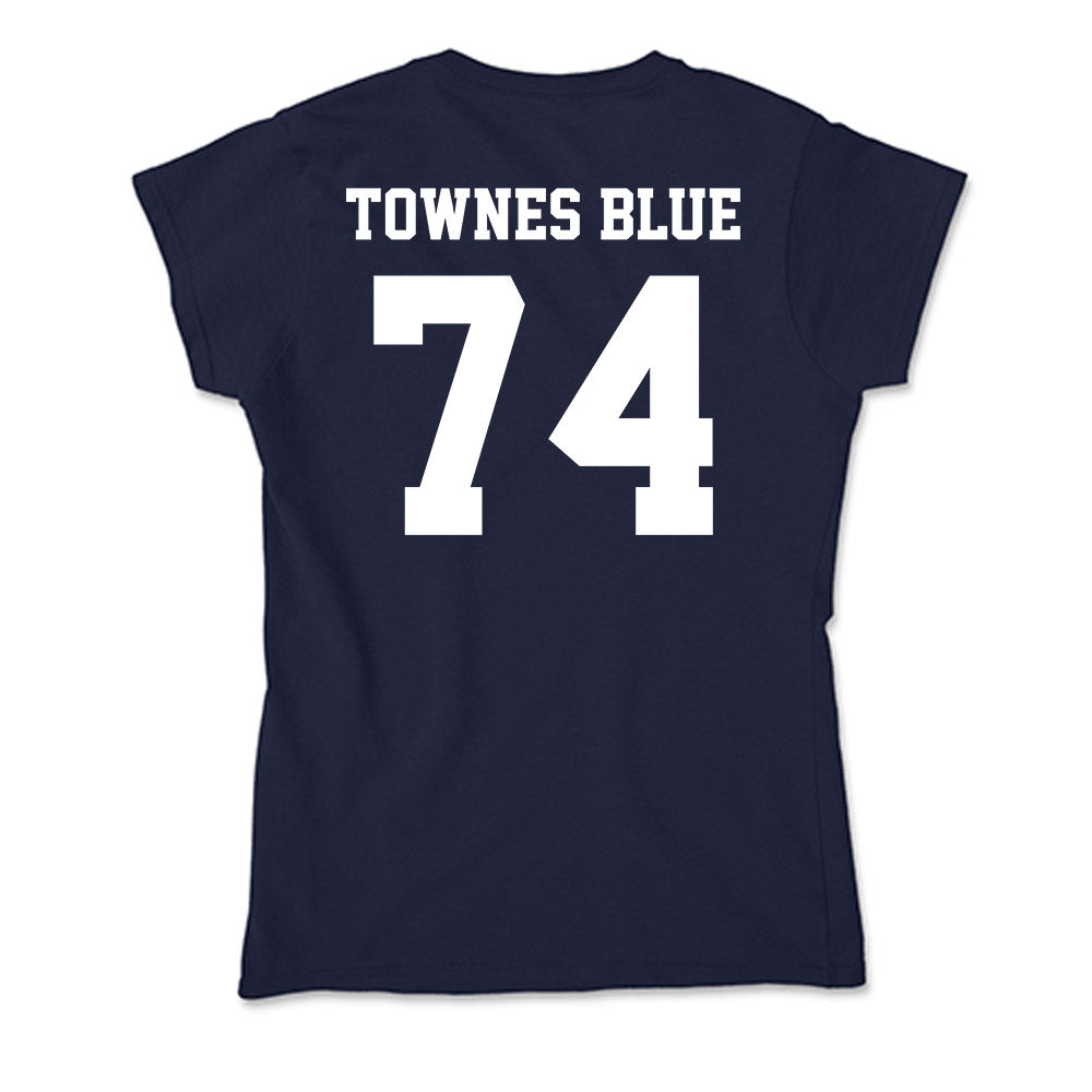 Jackson State - NCAA Football : DAndre Townes Blue - Soft Style Women’s T-Shirt-1
