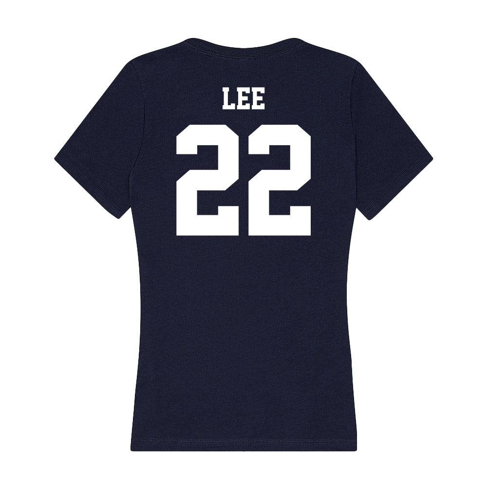 Jackson State - NCAA Men's Track & Field : Lawrence Lee - Women's V-Neck T-Shirt-1