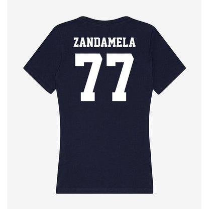 Jackson State - NCAA Football : bruno zandamela - Women's V-Neck T-Shirt-1