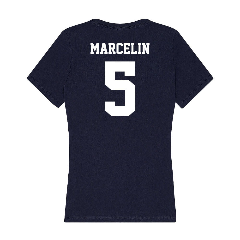 Jackson State - NCAA Women's Volleyball : Nyjha Marcelin - Women's V-Neck T-Shirt-1