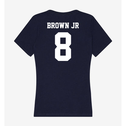 Jackson State - NCAA Football : John Brown Jr - Women's V-Neck T-Shirt-1
