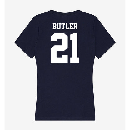 Jackson State - NCAA Men's Basketball : Kobe Butler - Women's V-Neck T-Shirt-1