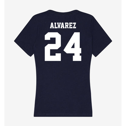 Jackson State - NCAA Baseball : Ledy Alvarez - Women's V-Neck T-Shirt-1