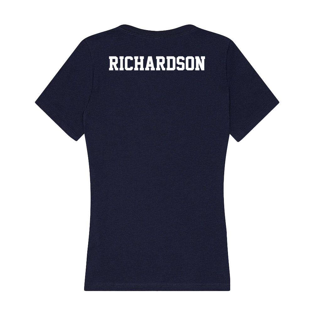 Jackson State - NCAA Women's Track & Field : Artajia Richardson - Women's V-Neck T-Shirt-1