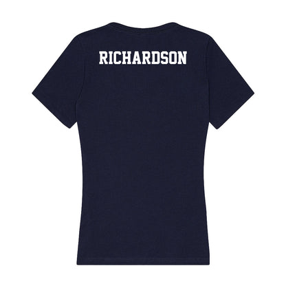 Jackson State - NCAA Women's Track & Field : Artajia Richardson - Women's V-Neck T-Shirt-1