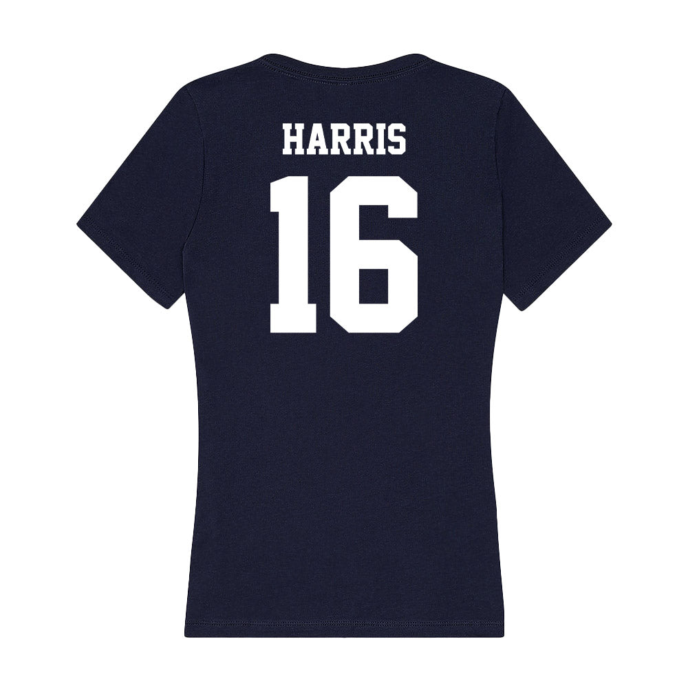 Jackson State - NCAA Baseball : Shemar Harris - Women's V-Neck T-Shirt-1